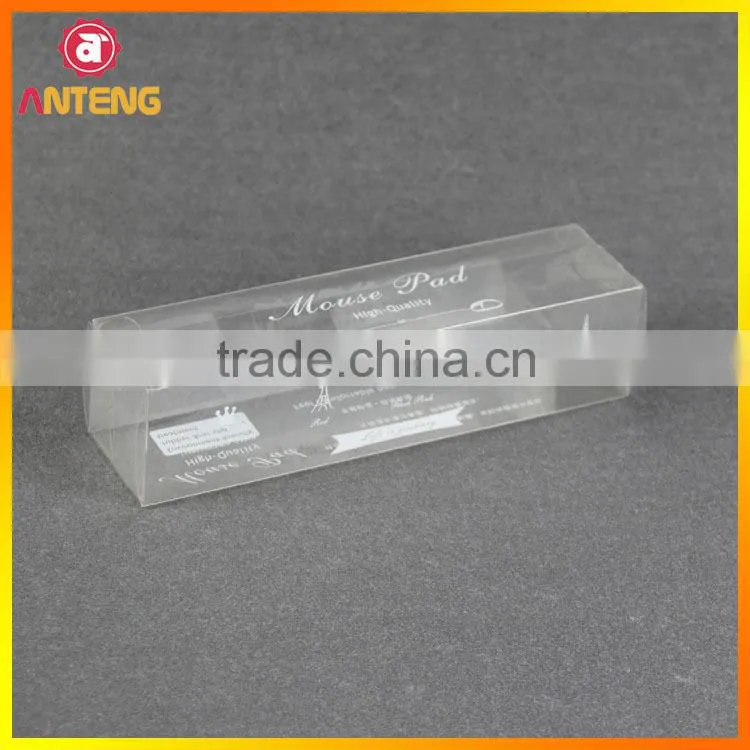 Provide plastic PVC Box for mouse pad packaging from Zhejiang, China