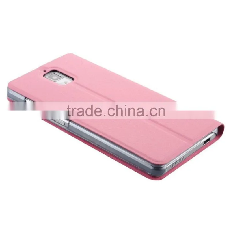 Mobile phone case for Xiaomi 4 fashion flip pu leather case personality case with cheap price