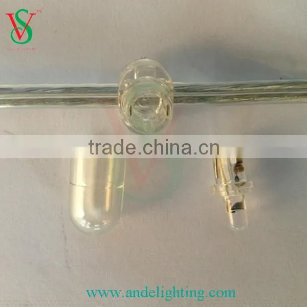 Free replace bulbs,free cuts new led string light led clip light