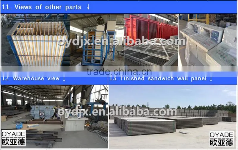 precast concrete machine for lightweight concrete wall panel