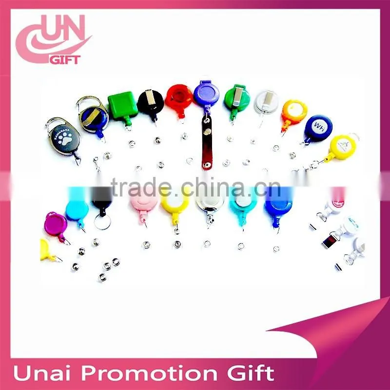 Factory Retractable Badge Reel With Full Color Printing Logo Wholesale