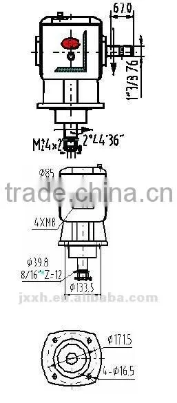 Gear Box for Grass Cutter