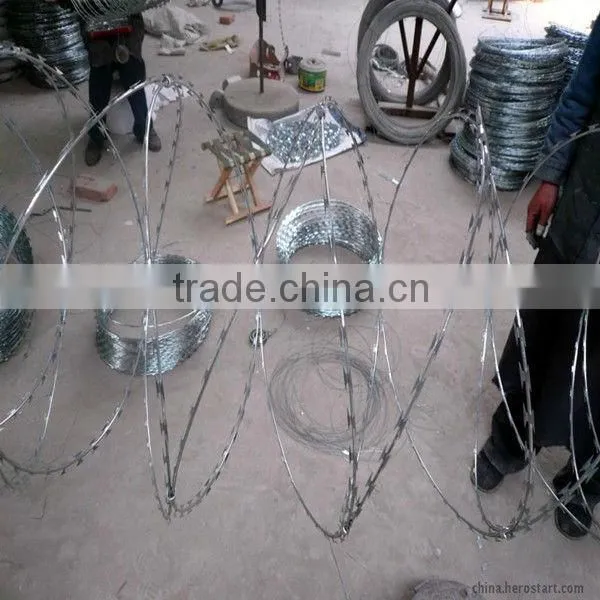 cheap weight galvanized razor barbed wire