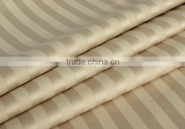 luxury cotton 1cm stripe hotel bedlinens