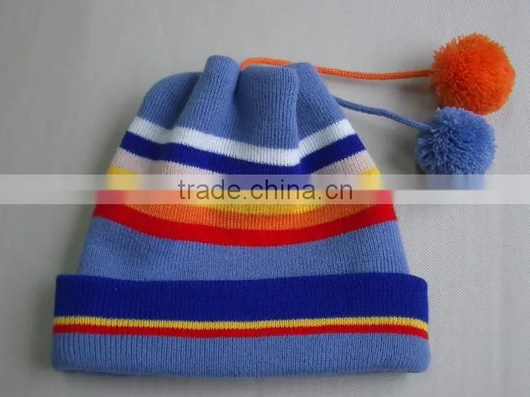 baby animal knit hat weave weave knit hat