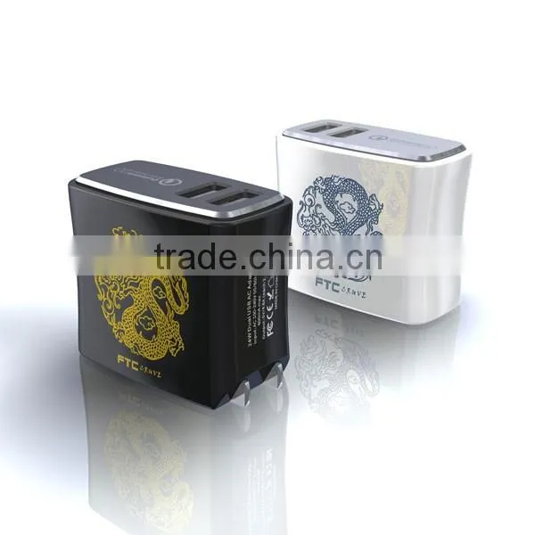 Qualcomm Certified Quick Charge 2.0 3.0,QC 3.0 QC 2.0 Charger,quick charge qc 2.0 wall charger qc 3.0