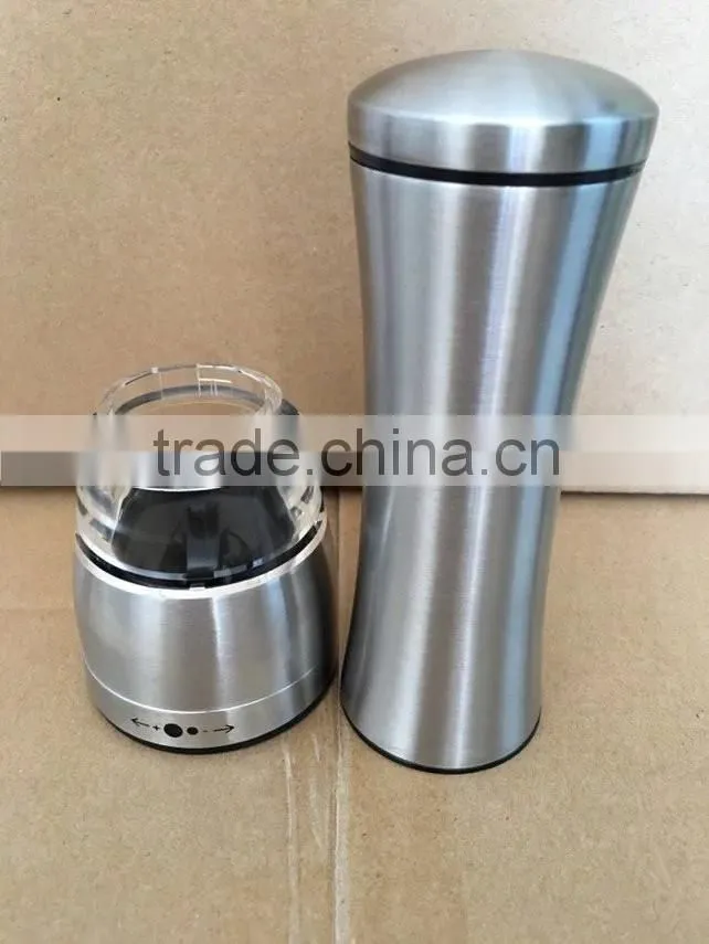 EC026AM stainless steel salt and pepper grinder set,salt and pepper mill