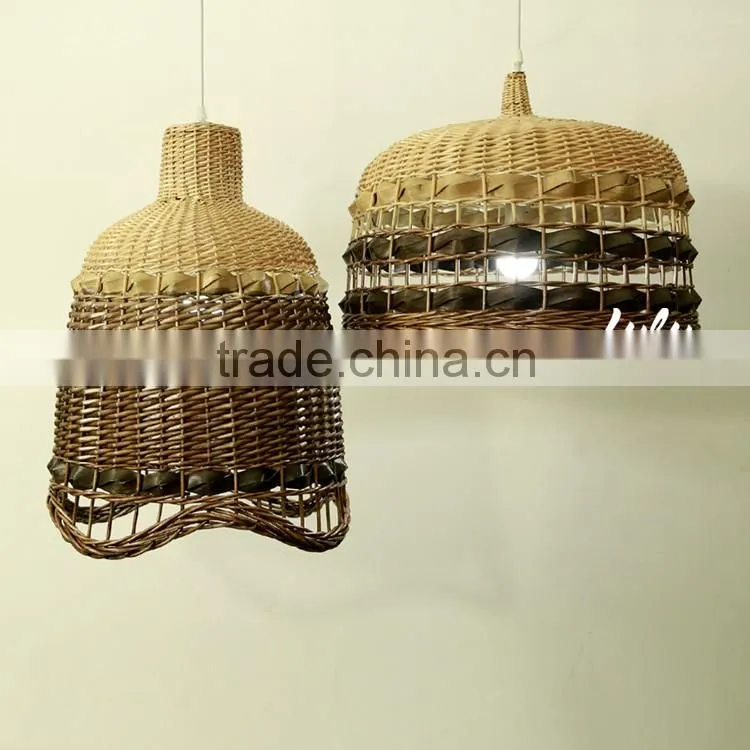 wholesale cheap wicker pendant lamp shade