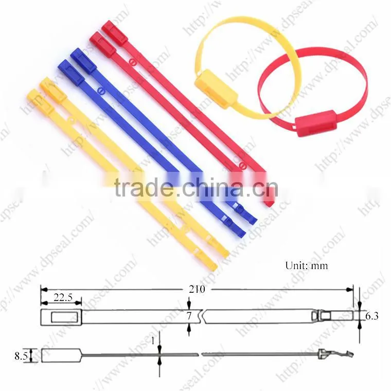 Disposable plastic seal DP-210Y