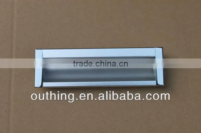 decorative metal recessed cabinet handle