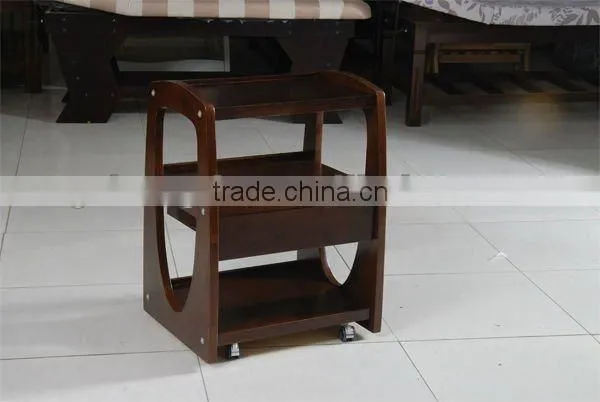 Solid wood luxury salon trolley BD-D2