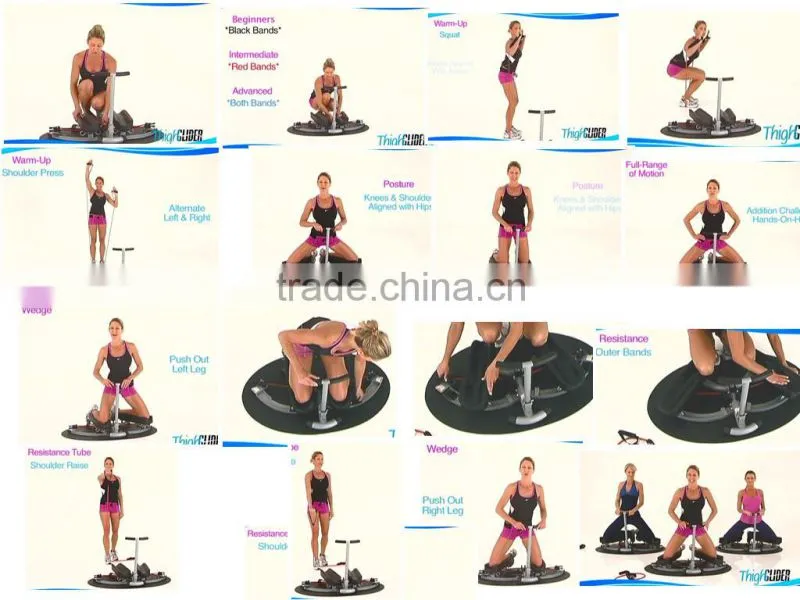 Home Gym Equipment Thigh Glider Leg Exerciser Product TK-028