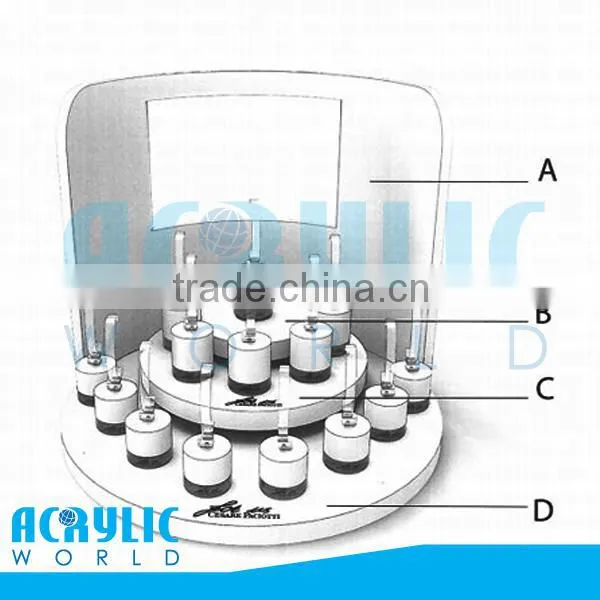 Customise Top Quality Frosted Acrylic Watch Display stand