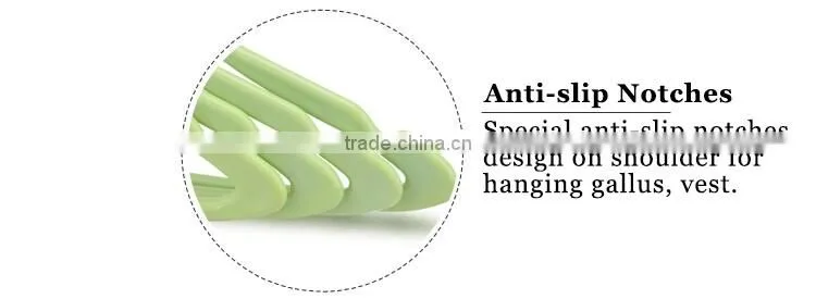 Eco-friendly short baby plastic clothes hanger