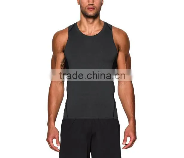 Wholesale man fitness bodybuilding top custom gym tank top