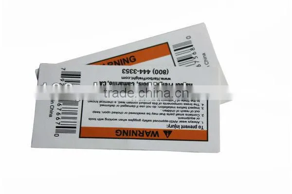 2013 Cheap shipping label stickers printing/fancy adhesive stickers