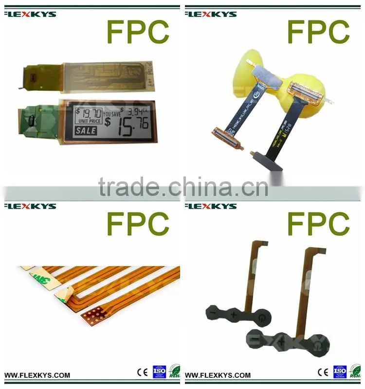 Polyimide FPC copper flexible printed circuit membrane switches with enig finish