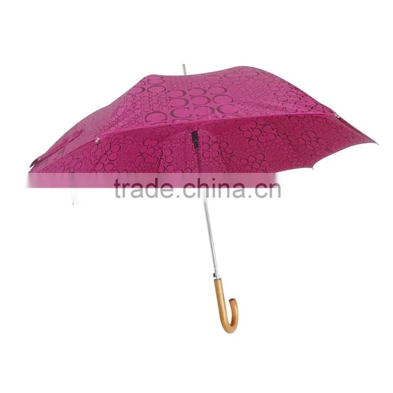 Beautiful double layers auto long umbrella