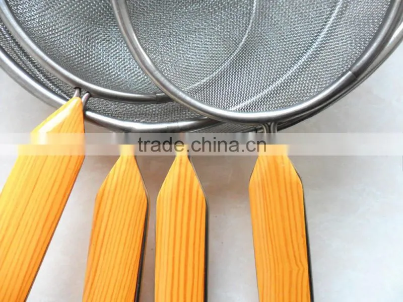 Hot pot line stainless steel large colander kitchen powder tools Strainers C60