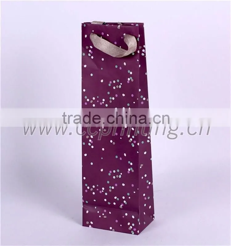 New fancy custom logo printed shopping bag gift paper bag with handle