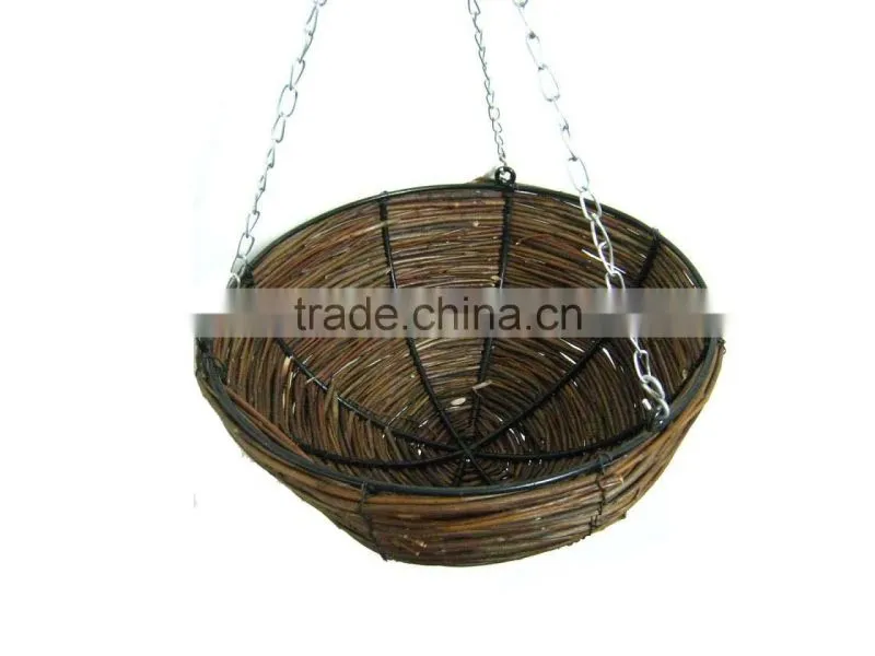 garden willow basket hunging willow basket