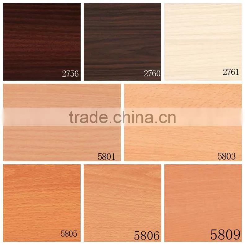 high gloss PVC wood grain film