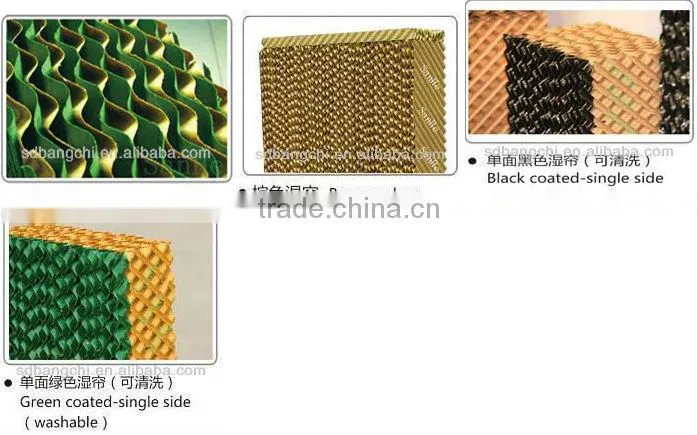 Cooling pad system for poultry house for poultry house