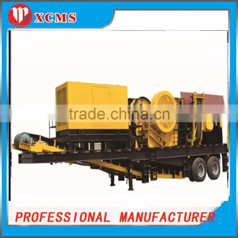 Stone crusher machine/stone crushing equipment/High efficient mobile crusher plant for sale coal mining stone in shandong
