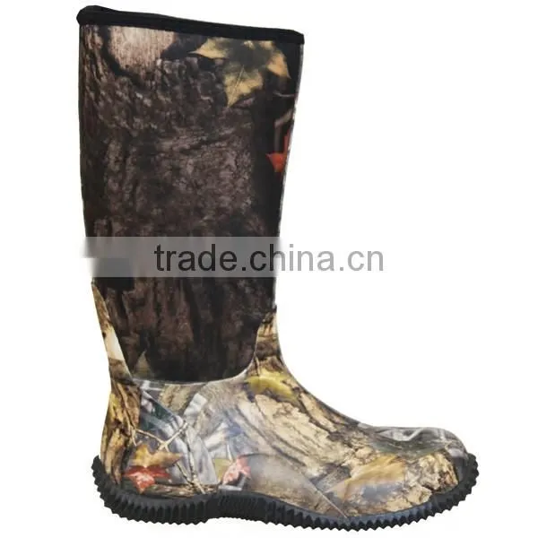 Mens Lightweight Camouflage/Camo Neoprene Hunting Boots