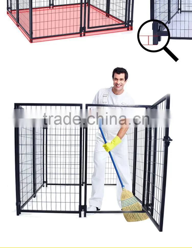 Manufacturer wholesale welded tube Do It Yourself Dog Kennel Pet dog Resort Kennel