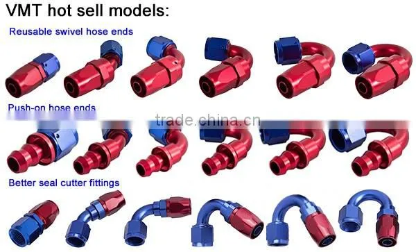 Universal Motorsport Parts 90 Degree ptfe hose fittings