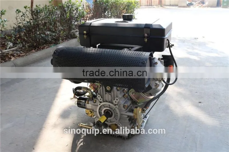 Model SV840F Electric Start Air-cooled 20hp v-twin air cooled diesel engine