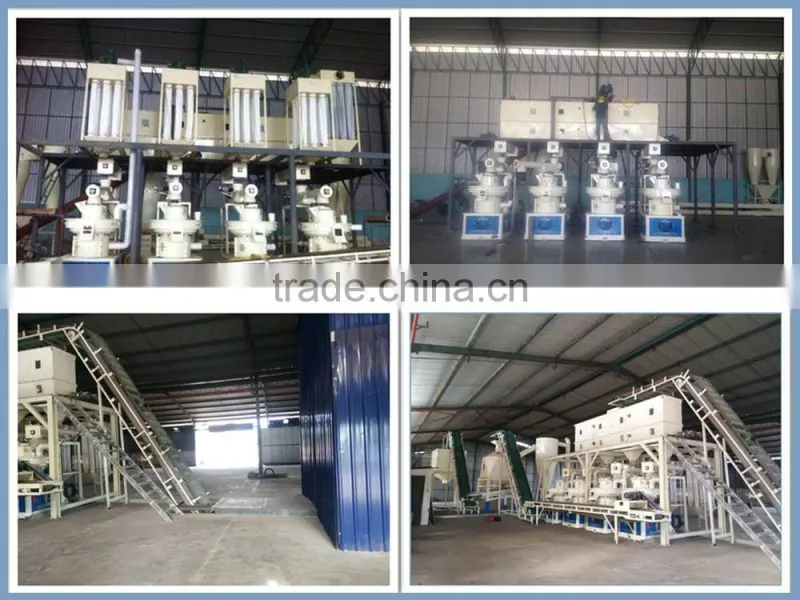 Automatic wood pellet mill / wood pellet production line for sale