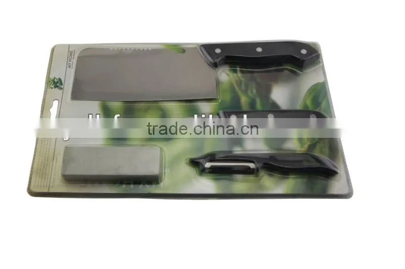 K078/DB Cheese knife with double blade, stainless steel cheese cutting tool