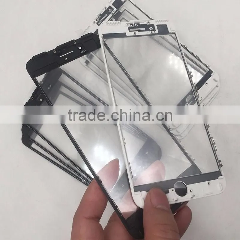Factory supply quality choice cold press glue frame glass with oca assembly for iphone 7