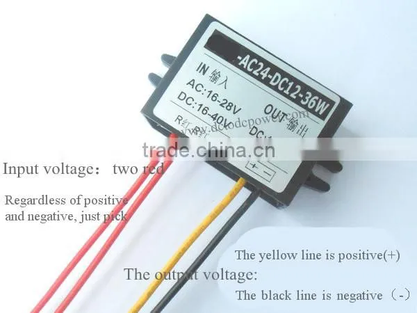 AC-DC power converter 24V switch 12V AC power supply module buck AC to 12V DC 24V 3A