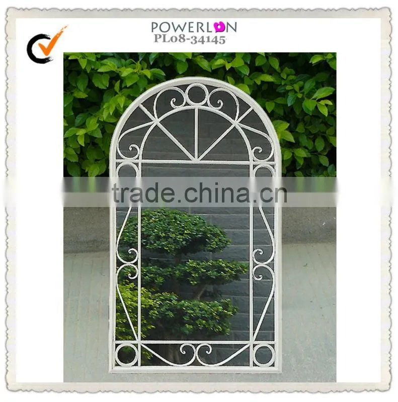 Antique Small Large New France Metal Frame Glass Mirror Decorative