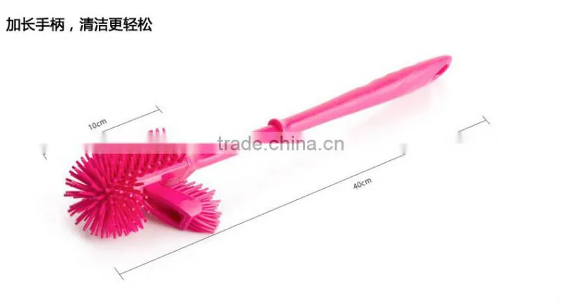 J222 family bathroom curved handle toilet brush