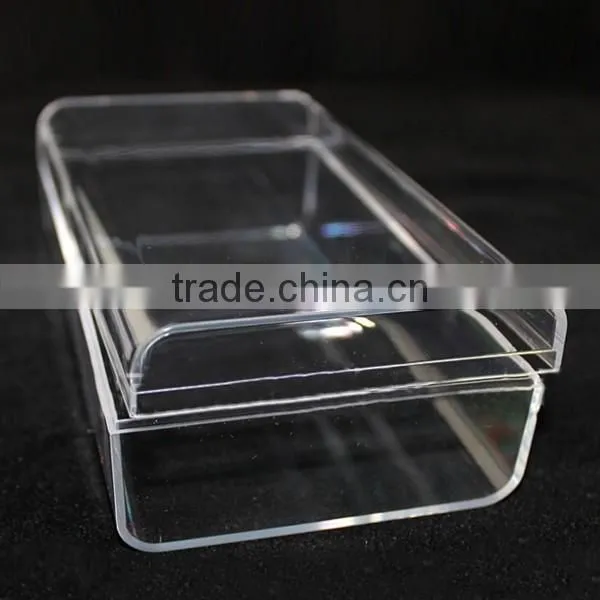 2015 new desgin Eco-friendly crystal clear box packing,plastic box for phone case
