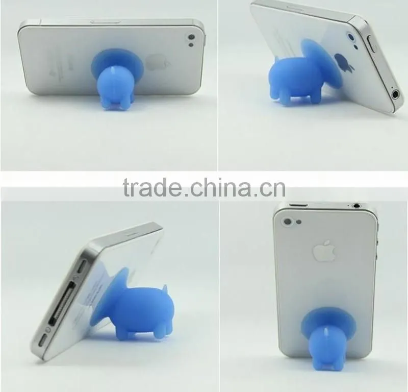 Silicone Material wholesale Novelty Design and No Charger multifunction phone holder