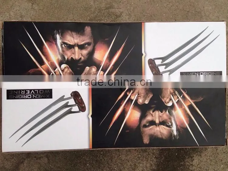 Custom halloween cosplay props X-men life size Wolverine claw
