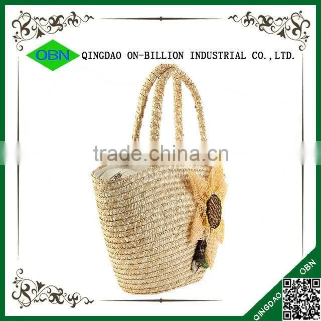 Lead fashion summer promotional straw handbag