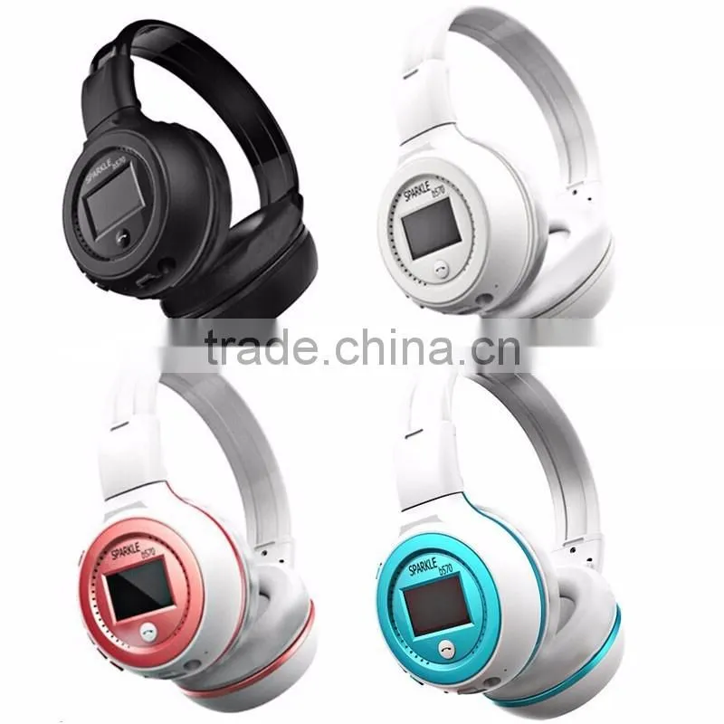 2016 New Design TF cand/FM sport portable V4.0 wireless bluetooth headset