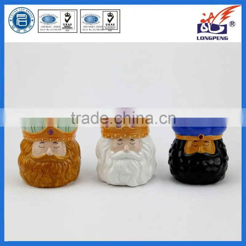 Set of 3 Wisemen Tea Light Candle Holder Three Kings Home Accent Decor Christmas Holiday