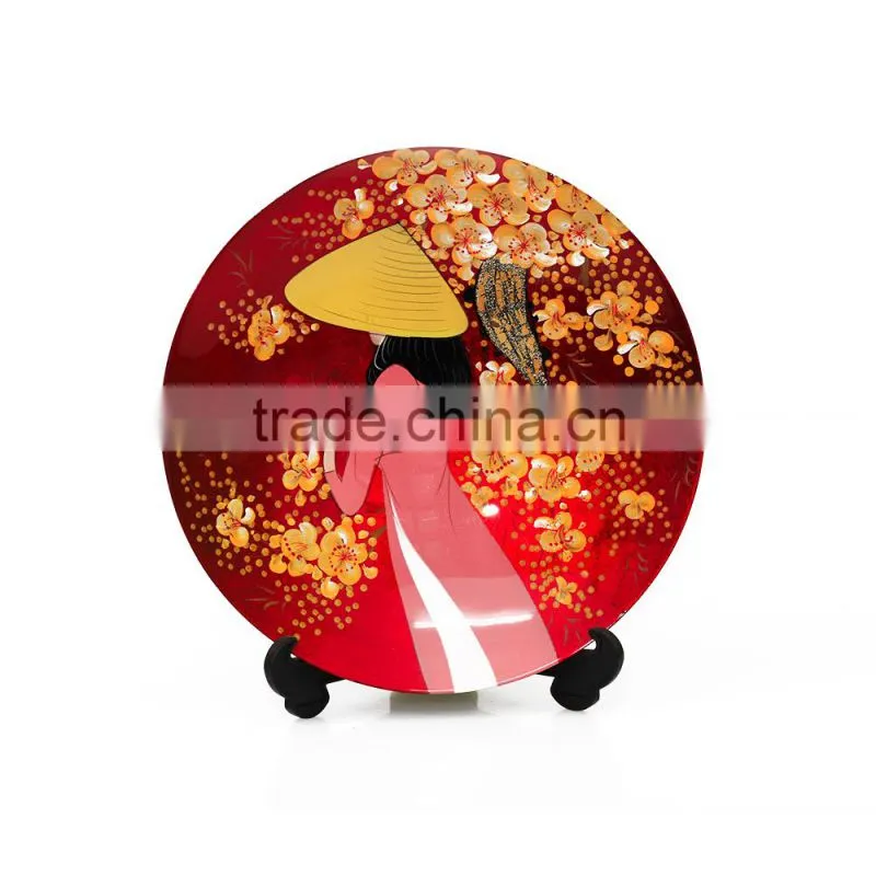 High quality lacquer plate for home decoration