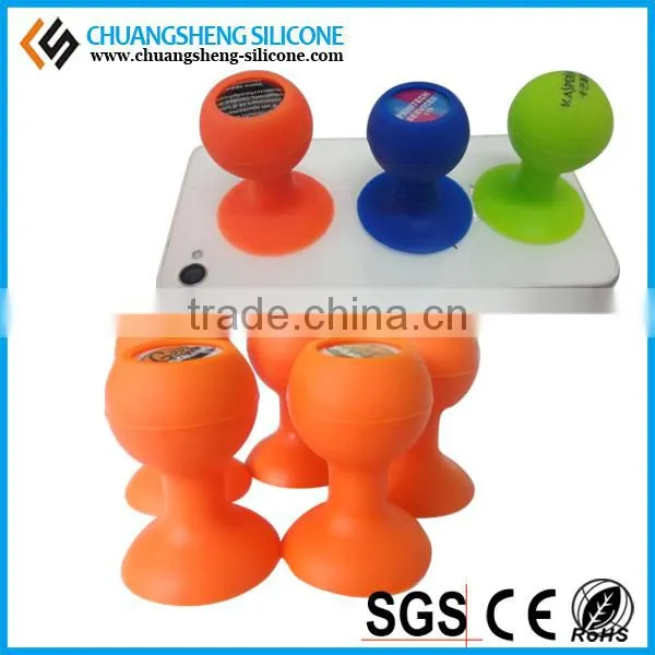 Round head octopus head silicone mobile phone holder