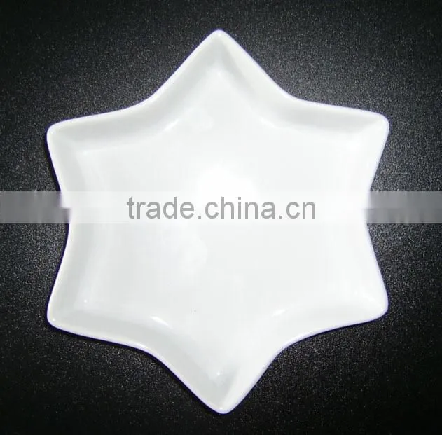 hot sale personalized fashion christmas ceramic plates