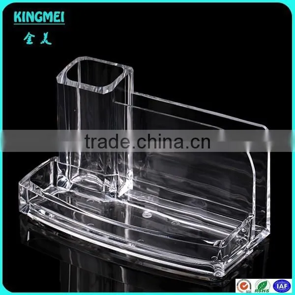 Crystal Clear Acrylic Desktop Pen Pot & Pen Holders & Storage box