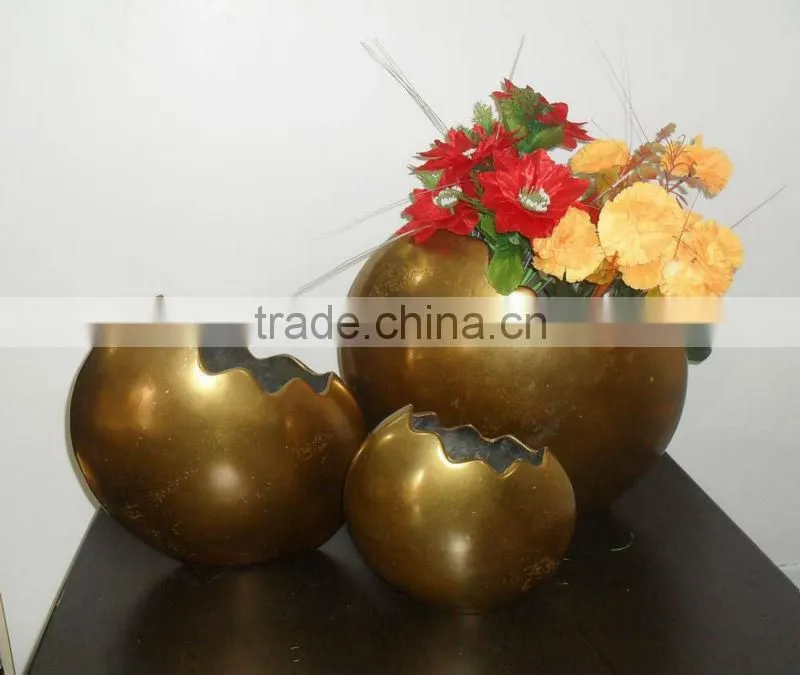 Interior Decoration Aluminium Flower Vases