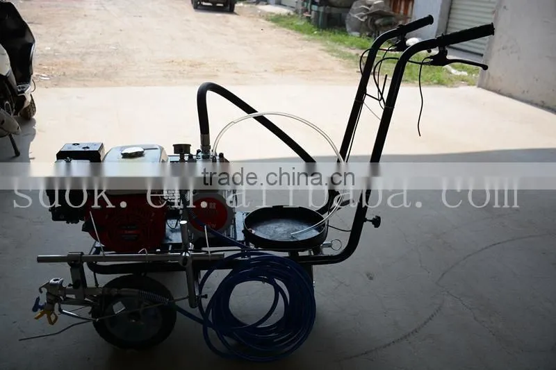 Professional plastic runway making machine,Hand-push Road Making Line Pre-marker Machine with great price